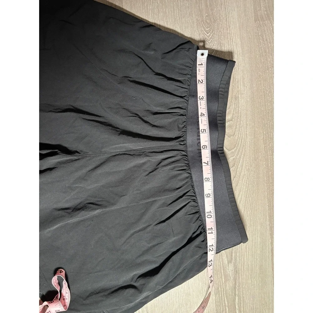 Lululemon Lab Womens Black 2-in-1 Running Shorts Size S Athleisure Activewear